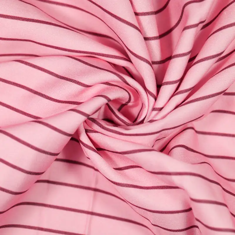 China Fabric for T-Shirt,Skirt,Backless Beach Dress Poplin Synthetic Woven Fabric Rayon Polyester PINK color buy from China wholesaler bulk order at wholesale price free worldwide shipping Alibaba