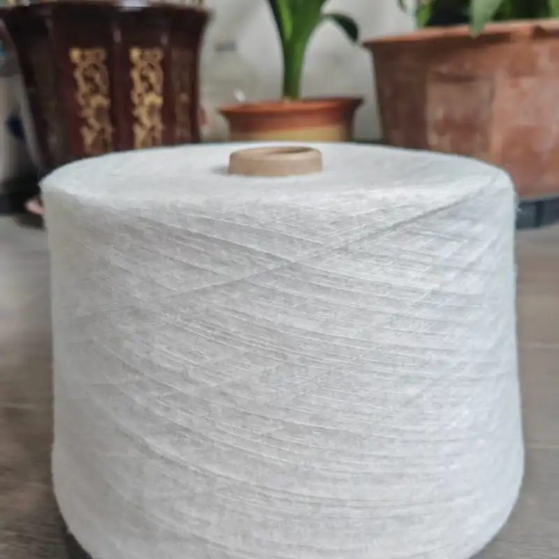 China Yarn for Full-Zipper Cardigan (Sweater),Half-Zipper Cardigan (Sweater),Shirt Long Sleeve Button (Sweater) Mossy Yarn Fancy Yarn Recycled Polyester Polyester Wool Acrylic Spandex white color buy from China wholesaler bulk order at wholesale price free worldwide shipping Alibaba