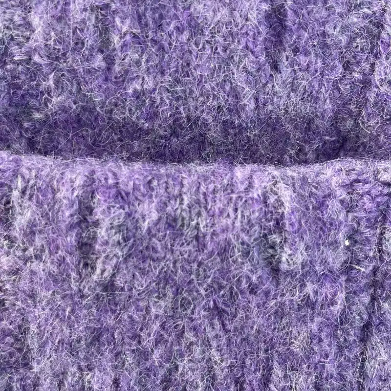 China Yarn for Open Cardigan (Sweater),Round Neck Pullover (Sweater),Hoodie  (Sweater),Dresses (Pullover) (Sweater) Mossy Yarn Fancy Yarn Wool Nylon Elastane Recycled Polyester Polyester purple color buy from China wholesaler bulk order at wholesale price free worldwide shipping Alibaba