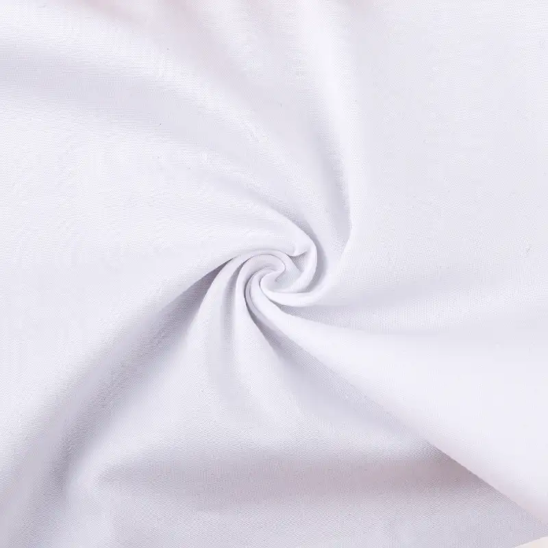 China Fabric for Shirt,Skirt,Suit,Uniform TC Poplin Woven Blended Fabric Cotton Polyester Spandex white color buy from China wholesaler bulk order at wholesale price free worldwide shipping Alibaba