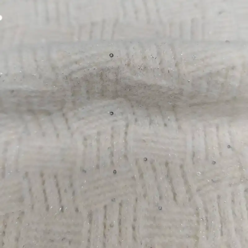 China Yarn for Round Neck Pullover (Sweater),Crew Neck Pullover (Sweater),T-shirt (Sweater),Skirt (Sweater) Twisted Yarn Twisted Yarn Recycled Polyester Acrylic Nylon Wool Elastane Sequin silver，white，brown color buy from China wholesaler bulk order at wholesale price free worldwide shipping Alibaba