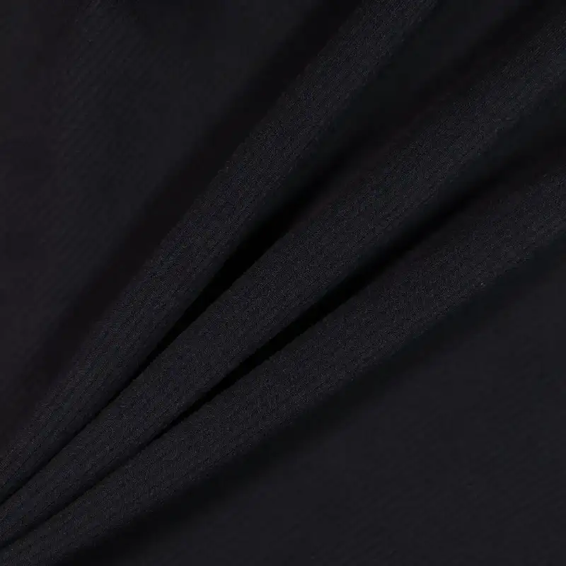 China Fabric for T-Shirt,Skirt,Puffball Strappy Dress Rib Knit Fabric Nylon Spandex black color buy from China wholesaler bulk order at wholesale price free worldwide shipping Alibaba