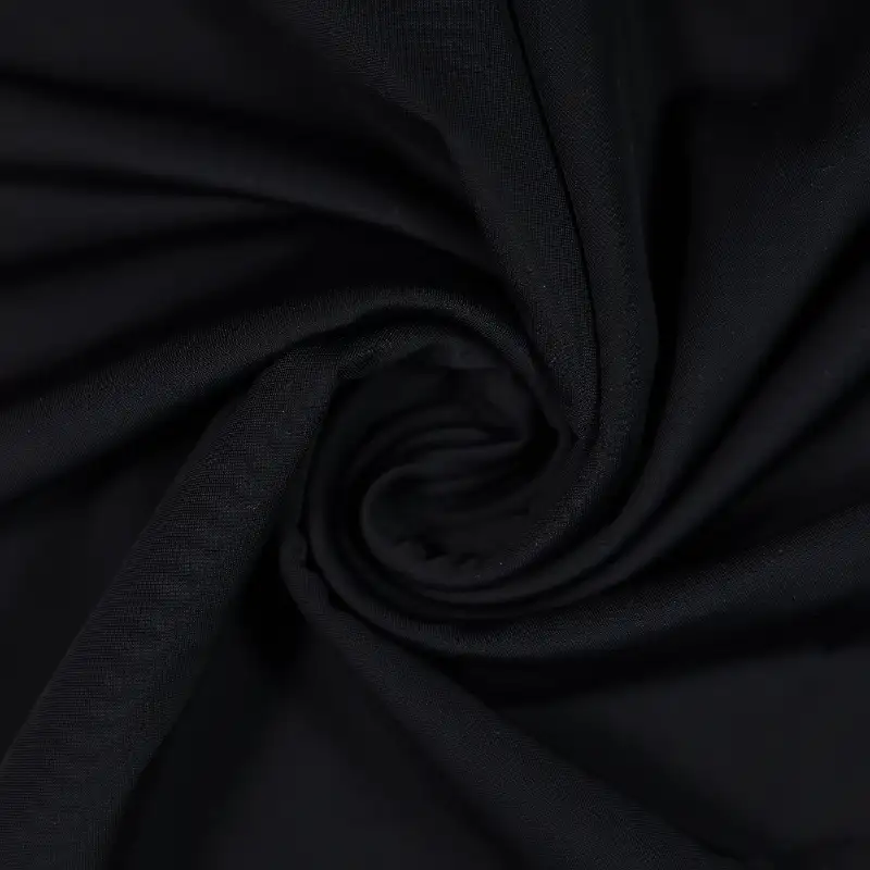 China Fabric for T-Shirt,Skirt,Backless Beach Dress,Strap Midi Dress Four-way Stretch (Bi-Stretch) Knit Fabric Nylon Spandex black color buy from China wholesaler bulk order at wholesale price free worldwide shipping Alibaba