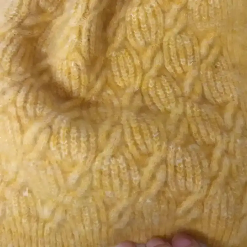 China Yarn for Kids Crew-Neck Cardigan (Sweater),Roll Neck Jumper (Sweater),Kids Ruffled Edge Jumper (Sweater),Kids Scalloped Hem Skirt (Sweater) Mossy Yarn Fancy Yarn Polyester Acrylic Nylon Elastane Wool yellow, brown, apricot-colored color buy from China wholesaler bulk order at wholesale price free worldwide shipping Alibaba