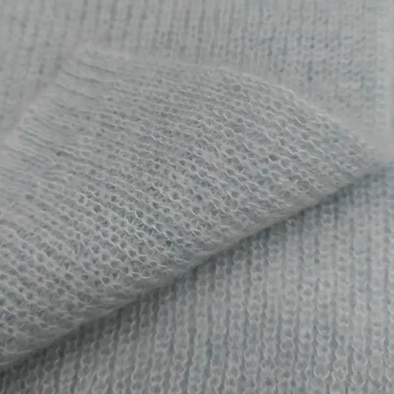 China Yarn for Open Cardigan (Sweater),Full-Zipper Cardigan (Sweater),Half-Zipper Cardigan (Sweater) Mossy Yarn Fancy Yarn Mohair Wool Nylon blue color buy from China wholesaler bulk order at wholesale price free worldwide shipping Alibaba