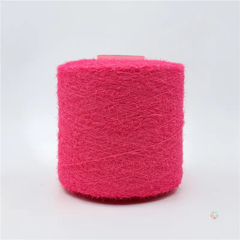 China Yarn for T-shirt (Sweater),Polo T-shirt (Sweater),Knitted Leggings (Sweater),Knitted Trousers (Sweater),Tie-Front Top (Sweater),Scallop Trims Cardigan (Sweater),Tube Top and Mini Skirt Set (Sweater) Chenille Yarn Fancy Yarn Recycled Polyester Polyester 18 color buy from China wholesaler bulk order at wholesale price free worldwide shipping Alibaba