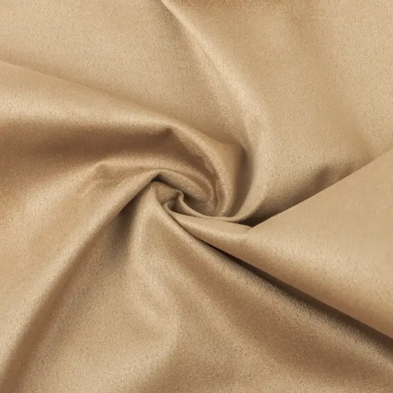 China Fabric for Jackets,Trench Coat,Overcoat,Waist coat Suede Knit Fabric Polyester Spandex camel color buy from China wholesaler bulk order at wholesale price free worldwide shipping Alibaba