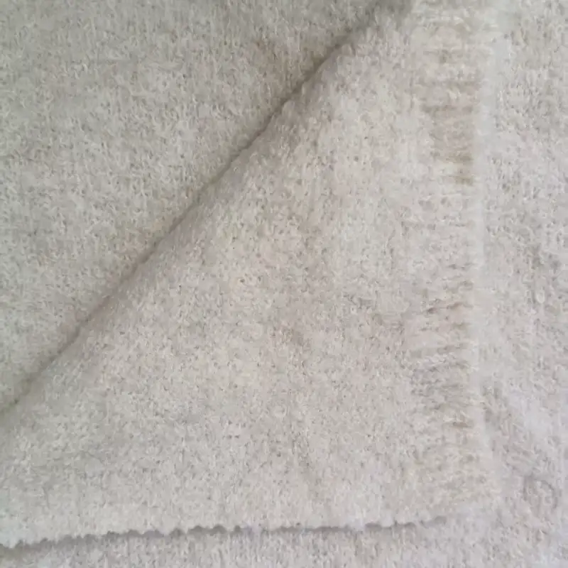 China Yarn for Ladies Vest (Sweater),Men’s Vest (Sweater),Open Cardigan (Sweater),Full-Zipper Cardigan (Sweater),Half-Zipper Cardigan (Sweater),Shirt Long Sleeve Button (Sweater) Boucle Yarn Fancy Yarn Polyester Spandex white color buy from China wholesaler bulk order at wholesale price free worldwide shipping Alibaba