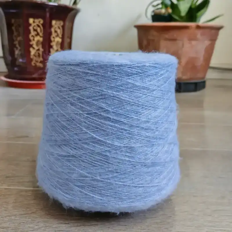 China Yarn for Ladies Vest (Sweater),Men’s Vest (Sweater),Open Cardigan (Sweater) Mossy Yarn Fancy Yarn Acrylic Polyester Spandex blue color buy from China wholesaler bulk order at wholesale price free worldwide shipping Alibaba