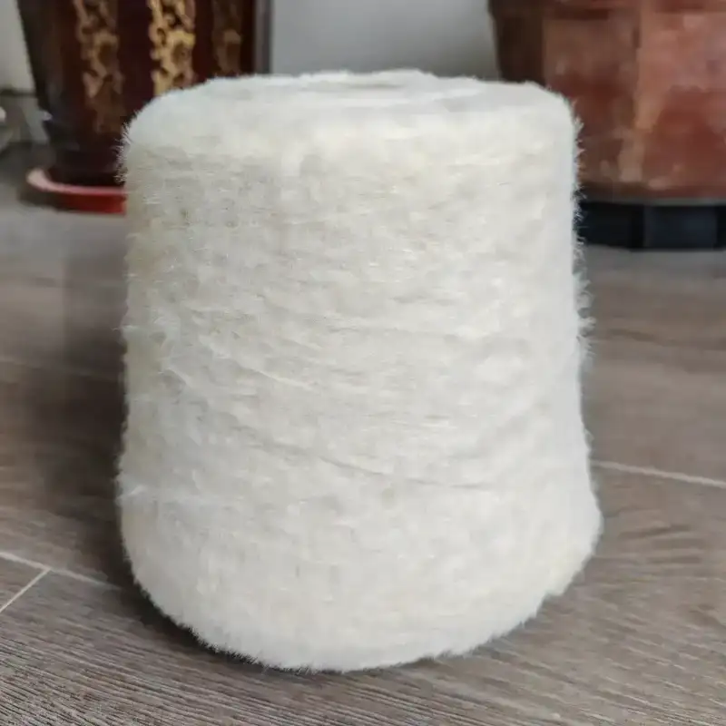 China Yarn for Ladies Vest (Sweater),Men’s Vest (Sweater) Cat Feather Yarn Fancy Yarn Nylon white color buy from China wholesaler bulk order at wholesale price free worldwide shipping Alibaba