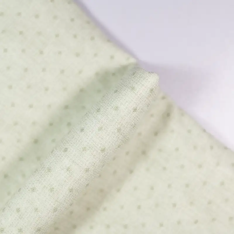 China Fabric for Shirt,Skirt,Tank Midi Dress Polyester/Rayon Plain Woven Blended Fabric Polyester Rayon Flax green color buy from China wholesaler bulk order at wholesale price free worldwide shipping Alibaba