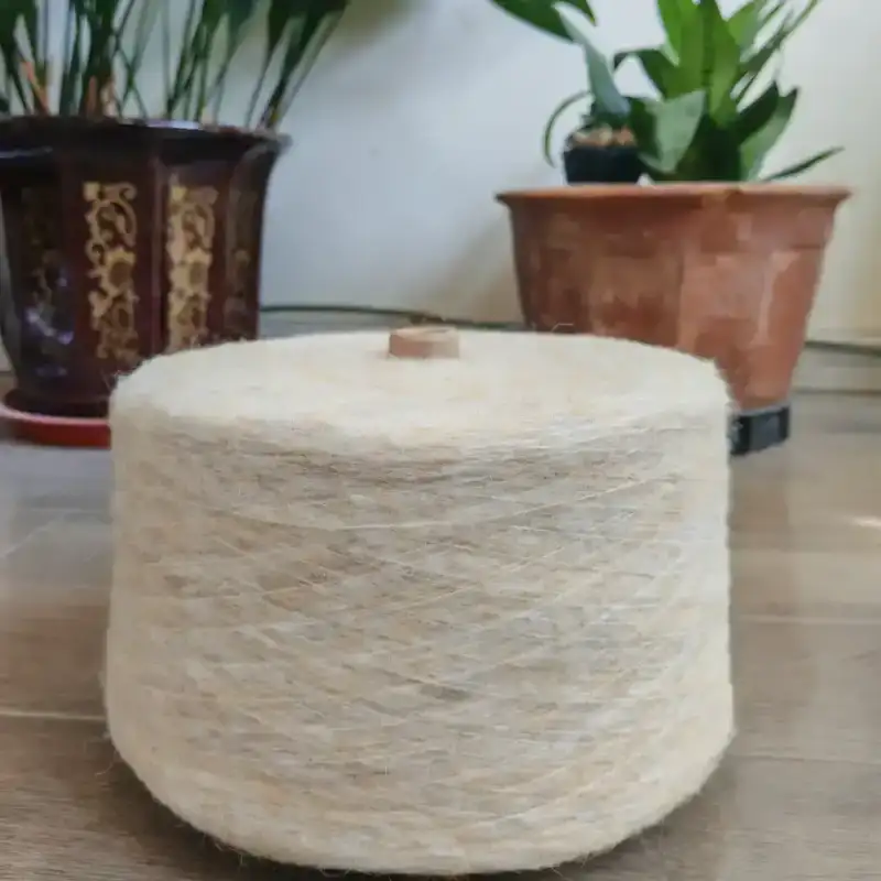 China Yarn for Ladies Vest (Sweater),Men’s Vest (Sweater) Mossy Yarn Fancy Yarn Recycled Polyester BEIGE color buy from China wholesaler bulk order at wholesale price free worldwide shipping Alibaba