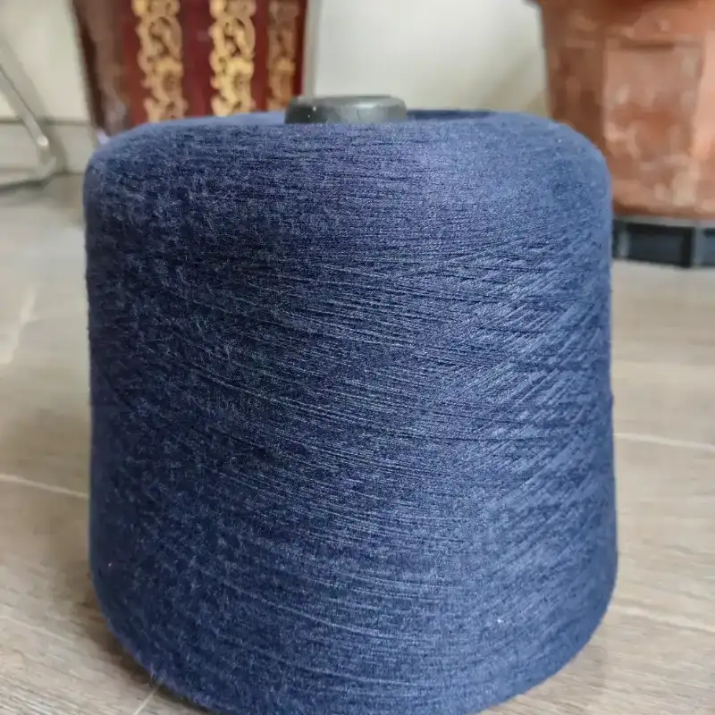 China Yarn for Ladies Vest (Sweater),Men’s Vest (Sweater) Core Spun Yarn Regular Yarn Eco Vero PBT Nylon Blue color buy from China wholesaler bulk order at wholesale price free worldwide shipping Alibaba