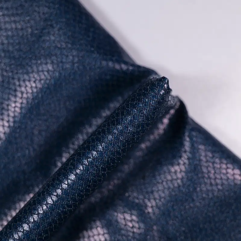 China Fabric for Jackets,Hooded Waterproof Coat Fake Fur Woven Blended Fabric Polyester Viscose Lyocell Spandex dark blue color buy from China wholesaler bulk order at wholesale price free worldwide shipping Alibaba