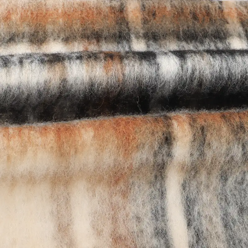 China Fabric for Jackets,Trench Coat,Overcoat Woolen Overcoat Woolen Polyester Wool check color buy from China wholesaler bulk order at wholesale price free worldwide shipping Alibaba