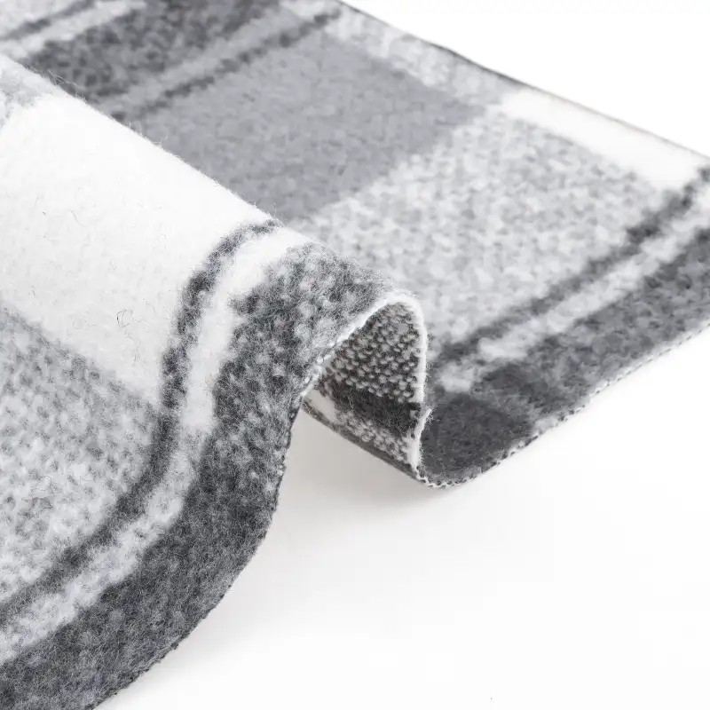 China Fabric for Jackets,Trench Coat,Overcoat Woolen Tweed Woolen Polyester check color buy from China wholesaler bulk order at wholesale price free worldwide shipping Alibaba