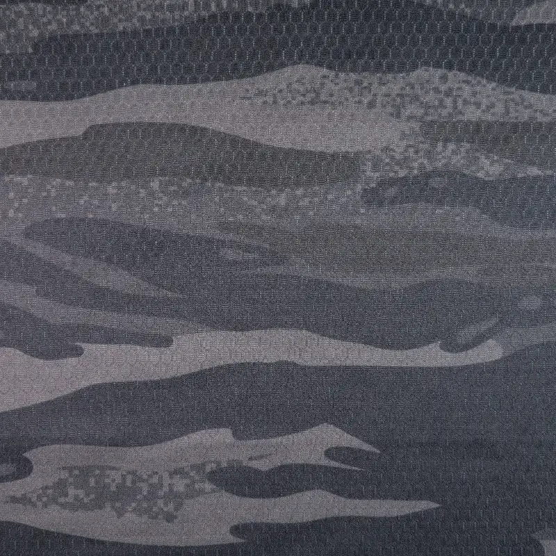 China Fabric for T-Shirt,Polo Shirt Mesh Knit Fabric Polyester black color buy from China wholesaler bulk order at wholesale price free worldwide shipping Alibaba