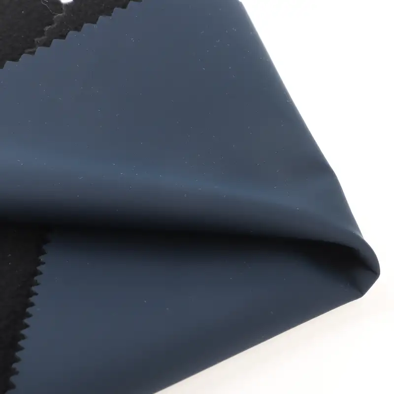 China Fabric for Jackets,Trench Coat Bonded fabric Bonded fabric Polyurethane----PU navy blue color buy from China wholesaler bulk order at wholesale price free worldwide shipping Alibaba