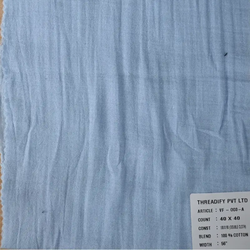India Fabric for Shirt Cotton Plain Natural Woven Fabric cotton Blue color buy from India wholesaler bulk order at wholesale price free worldwide shipping Alibaba