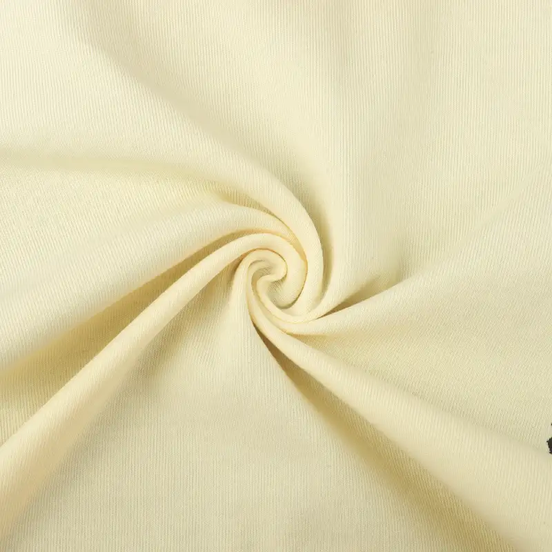 China Fabric for T-Shirt,Tank Top,Crop Top,Pajamas,Loungewear Rib Knit Fabric Cotton Spandex Yellow color buy from China wholesaler bulk order at wholesale price free worldwide shipping Alibaba