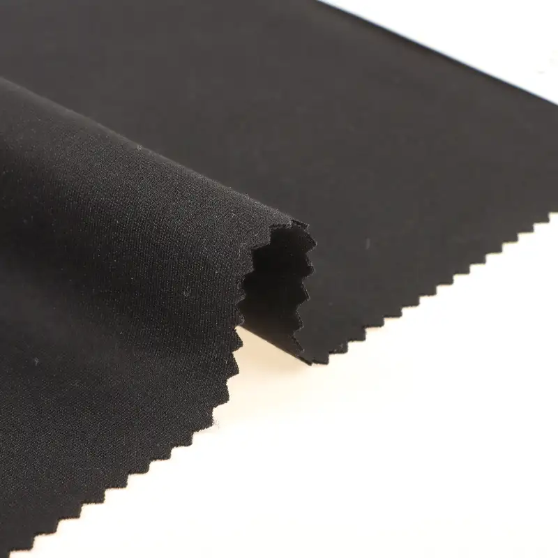 China Fabric for T-Shirt,Shorts Ponte Roma Knit Fabric Rayon Nylon Spandex Black color buy from China wholesaler bulk order at wholesale price free worldwide shipping Alibaba