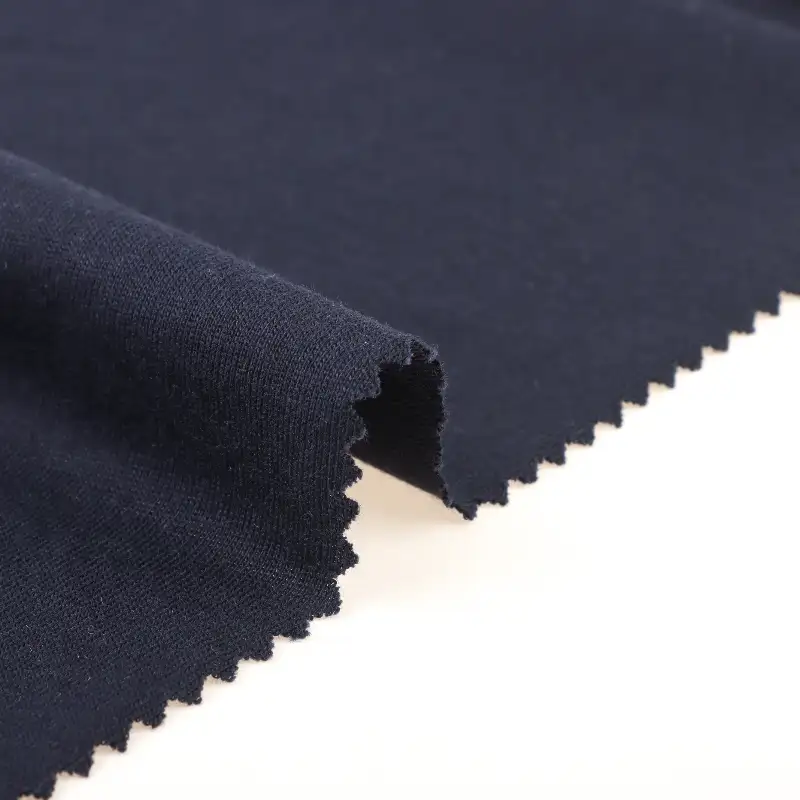 China Fabric for T-Shirt,Tank Top,Crop Top,Hoodie,Loungewear Single Jersey Knit Fabric Modal Cotton navy color buy from China wholesaler bulk order at wholesale price free worldwide shipping Alibaba