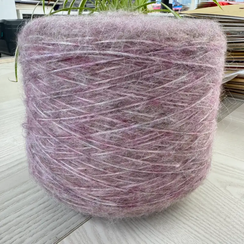 China Yarn for Ladies Vest (Sweater),Men’s Vest (Sweater),Open Cardigan (Sweater),Half-Zipper Cardigan (Sweater),Crew Neck Pullover (Sweater),Crop Top Pullover (Sweater) Air Spun Yarn Fancy Yarn Acrylic Polyester Nylon Wool Brown color buy from China wholesaler bulk order at wholesale price free worldwide shipping Alibaba