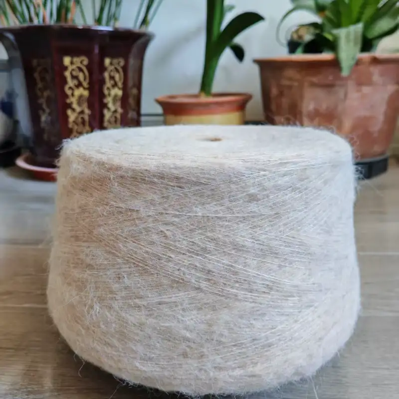 China Yarn for Full-Zipper Cardigan (Sweater),Half-Zipper Cardigan (Sweater),Shirt Long Sleeve Button (Sweater) Mossy Yarn Fancy Yarn Polyester Recycled Polyester Acrylic Spandex oatmeal color color buy from China wholesaler bulk order at wholesale price free worldwide shipping Alibaba