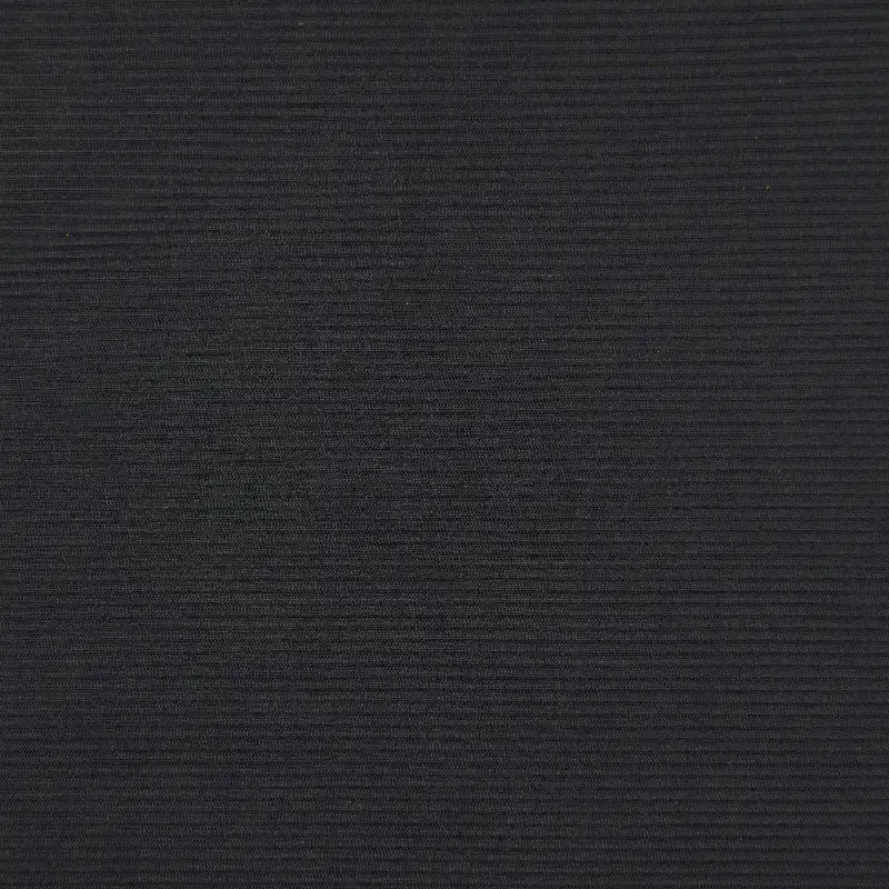 China Fabric for T-Shirt,Polo Shirt Rib Knit Fabric Polyester Spandex black color buy from China wholesaler bulk order at wholesale price free worldwide shipping Alibaba