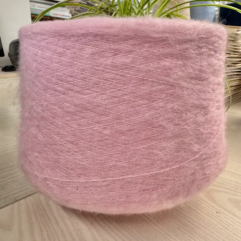 China Yarn for Ladies Vest (Sweater),Men’s Vest (Sweater),Open Cardigan (Sweater),Half-Zipper Cardigan (Sweater),Crew Neck Pullover (Sweater),Crop Top Pullover (Sweater) Mossy Yarn Fancy Yarn Acrylic Nylon Rayon Pink color buy from China wholesaler bulk order at wholesale price free worldwide shipping Alibaba