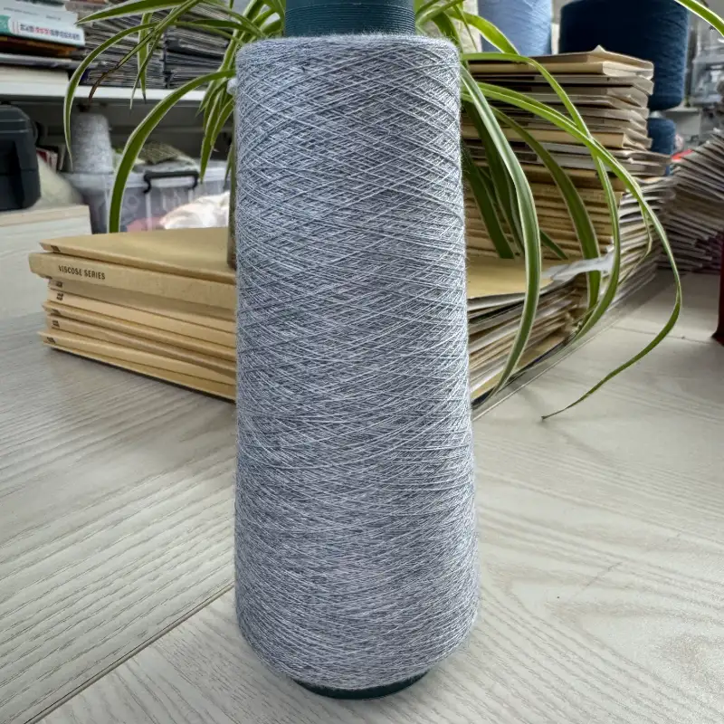 China Yarn for Ladies Vest (Sweater),Men’s Vest (Sweater),Open Cardigan (Sweater),Half-Zipper Cardigan (Sweater),Crew Neck Pullover (Sweater),Crop Top Pullover (Sweater) Semi-Worsted Spun Regular Yarn Polyester Acrylic Nylon Wool Gray color buy from China wholesaler bulk order at wholesale price free worldwide shipping Alibaba