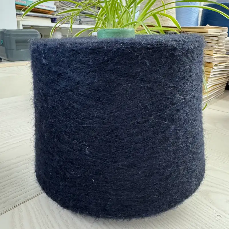 China Yarn for Ladies Vest (Sweater),Men’s Vest (Sweater),Open Cardigan (Sweater),Half-Zipper Cardigan (Sweater),Crew Neck Pullover (Sweater),Crop Top Pullover (Sweater) Mossy Yarn Fancy Yarn Recycled Polyester Polyester Polyamide Wool Spandex Navy color buy from China wholesaler bulk order at wholesale price free worldwide shipping Alibaba