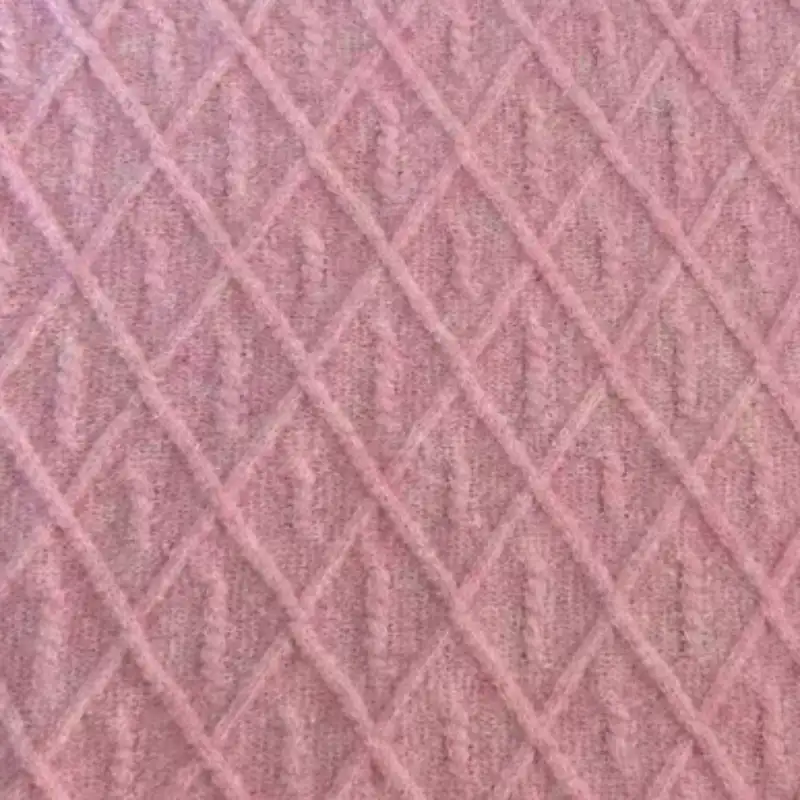China Yarn for Roll Neck Jumper (Sweater),V-Neck Button Up Cardigan (Sweater) Air Spun Yarn Fancy Yarn Wool Recycled Polyester Spandex Pink color buy from China wholesaler bulk order at wholesale price free worldwide shipping Alibaba
