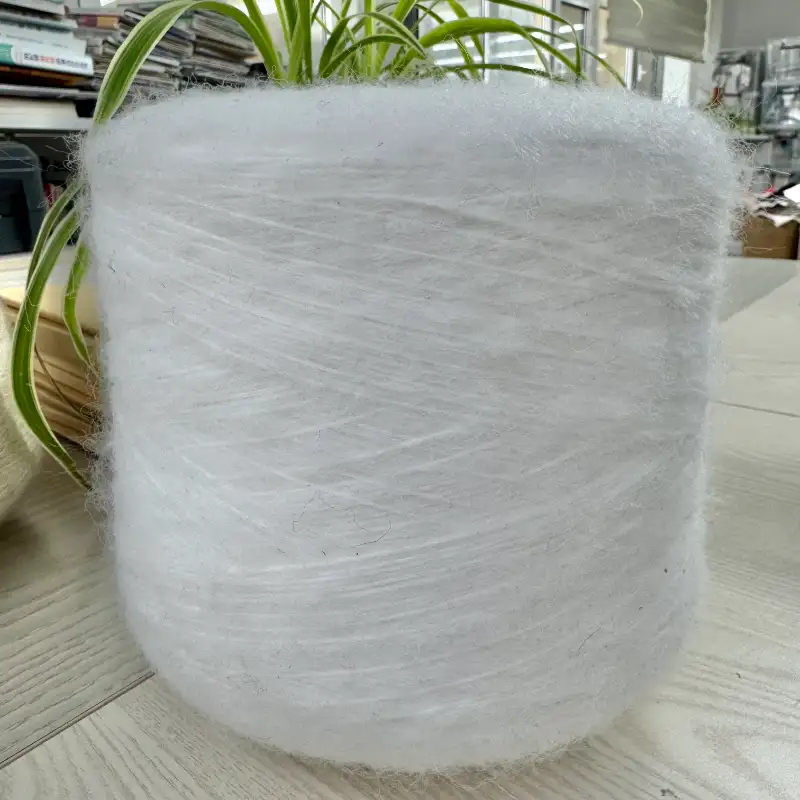 China Yarn for Ladies Vest (Sweater),Men’s Vest (Sweater),Open Cardigan (Sweater),Half-Zipper Cardigan (Sweater),Crew Neck Pullover (Sweater),Crop Top Pullover (Sweater) Air Spun Yarn Fancy Yarn Nylon Acrylic Recycled Polyester White color buy from China wholesaler bulk order at wholesale price free worldwide shipping Alibaba