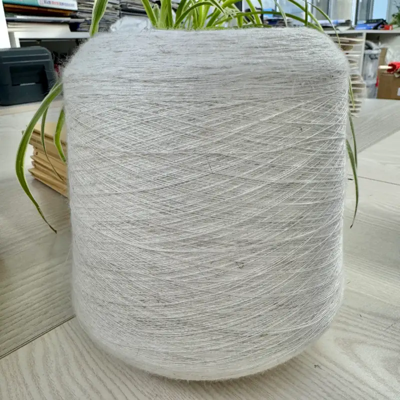 China Yarn for Ladies Vest (Sweater),Men’s Vest (Sweater),Open Cardigan (Sweater),Half-Zipper Cardigan (Sweater),Crew Neck Pullover (Sweater),Crop Top Pullover (Sweater) Semi-Worsted Spun Regular Yarn Acrylic Linen White color buy from China wholesaler bulk order at wholesale price free worldwide shipping Alibaba