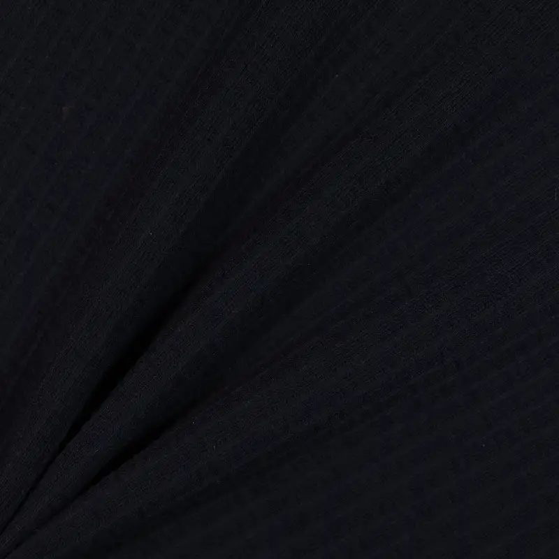 China Fabric for Ladies Vest (Sweater),Open Cardigan (Sweater),Long Sleeve Base Layer Top Jacquard Knit Fabric Cotton Spandex dark blue color buy from China wholesaler bulk order at wholesale price free worldwide shipping Alibaba