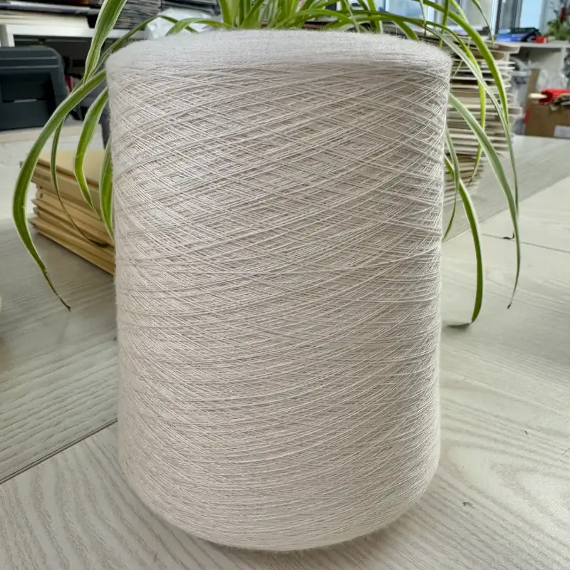 China Yarn for Ladies Vest (Sweater),Men’s Vest (Sweater),Open Cardigan (Sweater),Half-Zipper Cardigan (Sweater),Crew Neck Pullover (Sweater),Crop Top Pullover (Sweater) Semi-Worsted Spun Regular Yarn Polyester Acrylic Nylon Wool Cream color buy from China wholesaler bulk order at wholesale price free worldwide shipping Alibaba