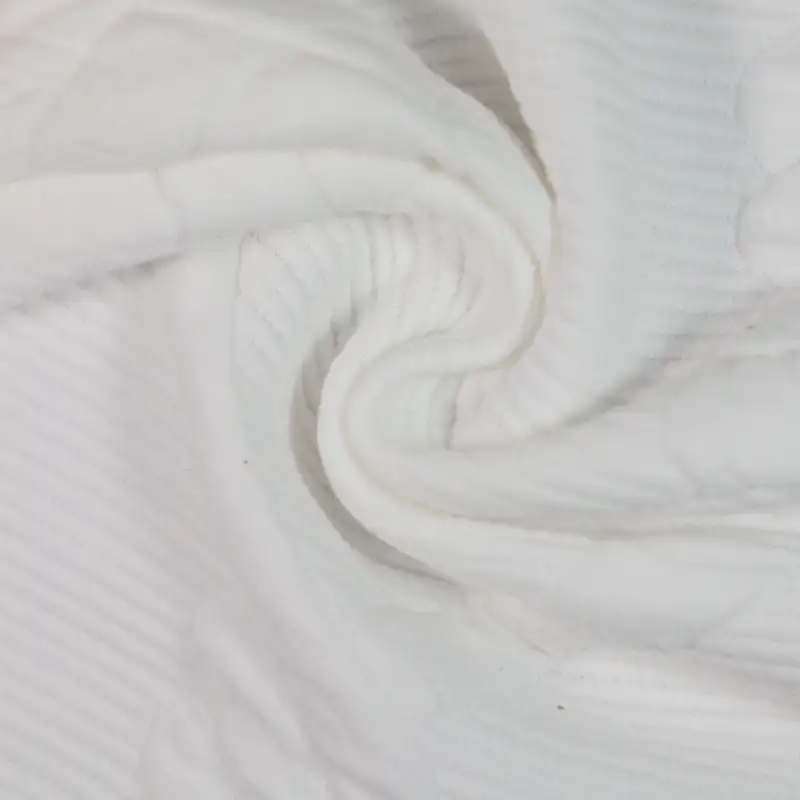 China Fabric for Open Cardigan (Sweater),Half-Zipper Cardigan (Sweater),Long Sleeve Base Layer Top Jacquard Knit Fabric Polyester Cotton Spandex white color buy from China wholesaler bulk order at wholesale price free worldwide shipping Alibaba