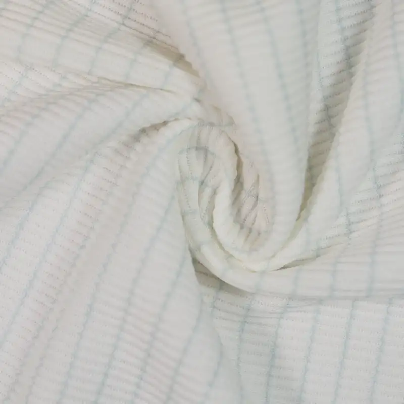 China Fabric for Full-Zipper Cardigan (Sweater),Round Neck Pullover (Sweater),Long Sleeve Base Layer Top Rib Knit Fabric Polyester Cotton Spandex white color buy from China wholesaler bulk order at wholesale price free worldwide shipping Alibaba