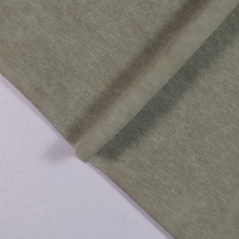 China Fabric for T-Shirt,Skirt Two-way Stretch Knit Fabric Cotton Polyester dark green color buy from China wholesaler bulk order at wholesale price free worldwide shipping Alibaba