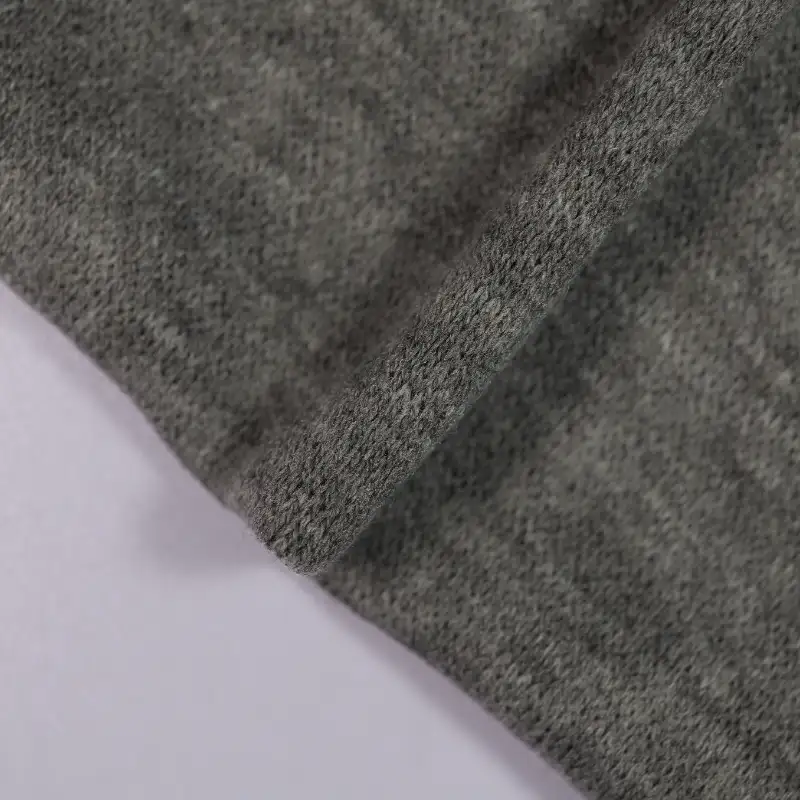 China Fabric for Ladies Vest (Sweater),Dresses (Cardigan Open) (Sweater),V-Neck Button Up Cardigan (Sweater),Long Sleeve Base Layer Top Hacci Knit Fabric Polyester Acrylic grey color buy from China wholesaler bulk order at wholesale price free worldwide shipping Alibaba