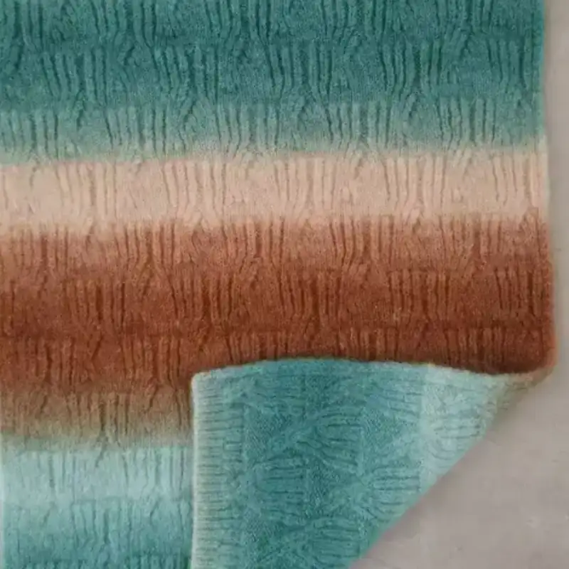 China Yarn for Knitted Jacket (Sweater) Mossy Yarn Fancy Yarn Acrylic Recycled Polyester Elastane Wool Peacock blue color buy from China wholesaler bulk order at wholesale price free worldwide shipping Alibaba