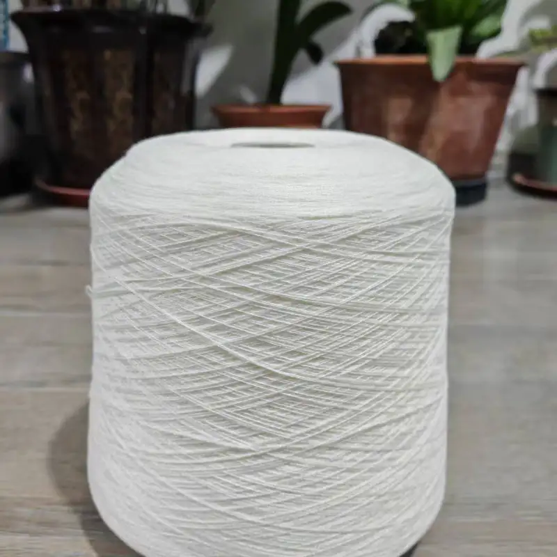 China Yarn for Full-Zipper Cardigan (Sweater),Half-Zipper Cardigan (Sweater),Shirt Long Sleeve Button (Sweater) Core Spun Yarn Regular Yarn Viscose Recycled Polyester Nylon white color buy from China wholesaler bulk order at wholesale price free worldwide shipping Alibaba