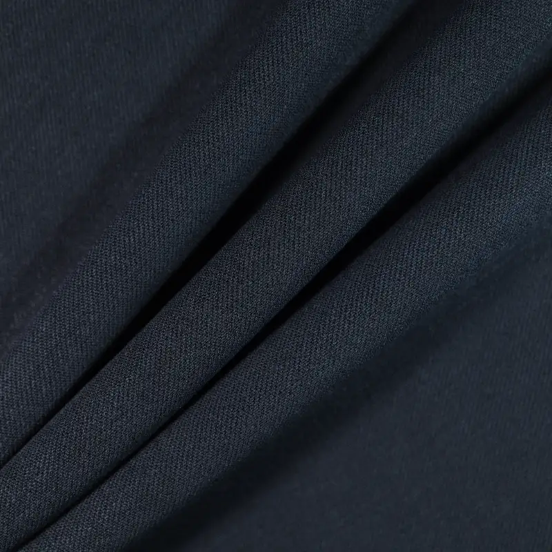 China Fabric for Pants,Jackets,Tank Top,Trench Coat Rib Knit Fabric Polyester BLACK color buy from China wholesaler bulk order at wholesale price free worldwide shipping Alibaba