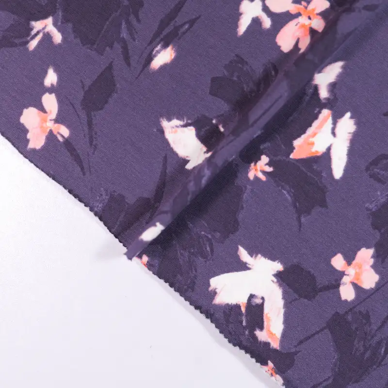 China Fabric for Pants,T-Shirt,Skirt Single Jersey Knit Fabric Cotton Modal Spandex purple color buy from China wholesaler bulk order at wholesale price free worldwide shipping Alibaba