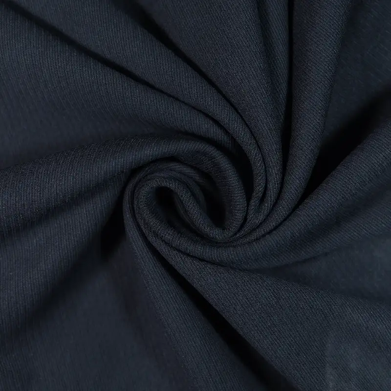 China Fabric for Jackets,T-Shirt,Tank Top Rib Knit Fabric Viscose SORONA black color buy from China wholesaler bulk order at wholesale price free worldwide shipping Alibaba