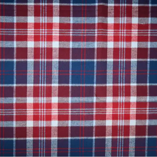 India Fabric for Shirt Cotton YD Flannel Natural Woven Fabric cotton Red blue check color buy from India wholesaler bulk order at wholesale price free worldwide shipping Alibaba