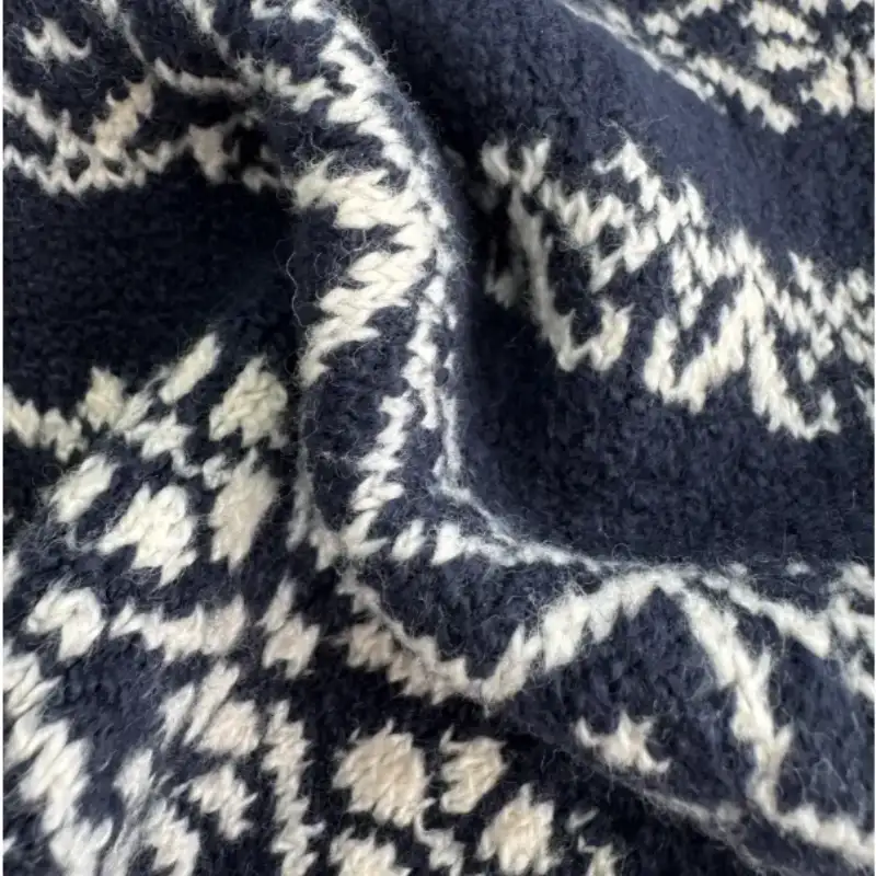 China Yarn for Ladies Vest (Sweater),Men’s Vest (Sweater) Mossy Yarn Fancy Yarn BCI Cotton Recycled Polyester Spandex Blue and White color buy from China wholesaler bulk order at wholesale price free worldwide shipping Alibaba