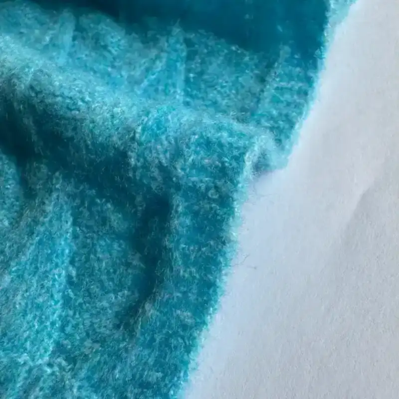 China Yarn for Men’s Vest (Sweater),Open Cardigan (Sweater),Half-Zipper Cardigan (Sweater),Round Neck Pullover (Sweater),Hoodie  (Sweater) Mossy Yarn Fancy Yarn Recycled Polyester Acrylic Spandex Blue color buy from China wholesaler bulk order at wholesale price free worldwide shipping Alibaba