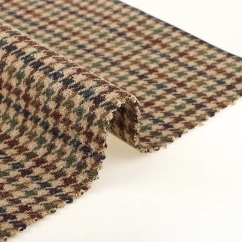 China Fabric for Jackets,Trench Coat,Overcoat Melton Woolen Other check color buy from China wholesaler bulk order at wholesale price free worldwide shipping Alibaba